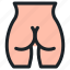 anatomy, butt, buttocks, female, woman, body, part, medical, human 
