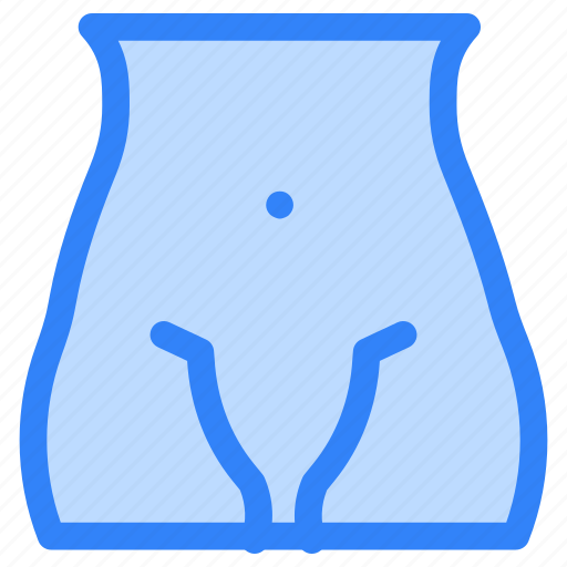 Anatomy, female, woman, hips, hip, navel, medical icon - Download on Iconfinder