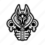 anubis, symbol, deity, divine, egyptian, sign 