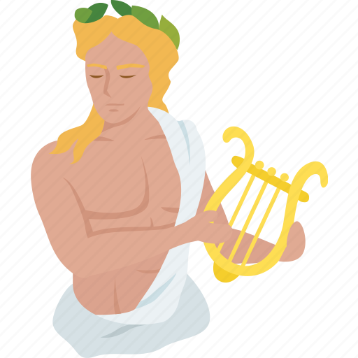 Ancient, apollo, god, greek, lyre, music, musician icon - Download on Iconfinder