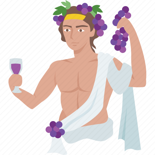 Dionysus, drinking, god, party, toga, wine icon - Download on Iconfinder