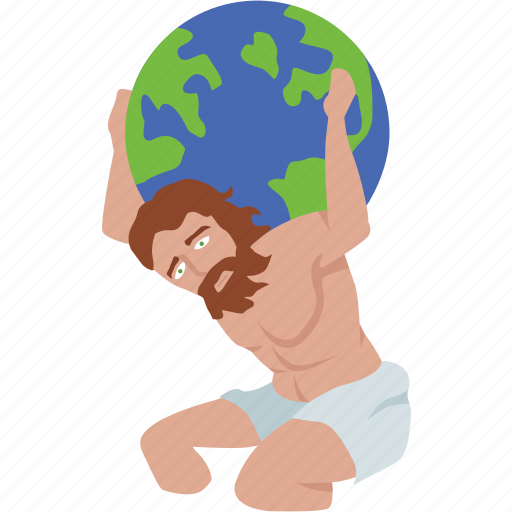Atlas, burden, globalization, god, greek, weight, world icon - Download on Iconfinder