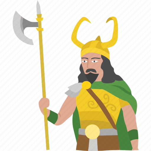 Barbarian, god, loki, lord, norse, viking, warrior icon - Download on Iconfinder