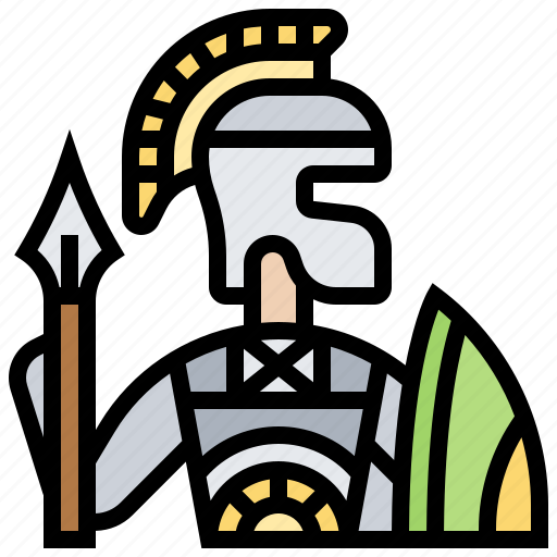 Battle, roman, soldier, spartan, warrior icon - Download on Iconfinder