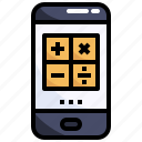 calculator, smartphone, mobile, app, touch, screen