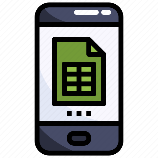 Sheet, document, file, smartphone icon - Download on Iconfinder