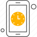 phone, clock, apps, mobile