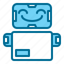 android, box, delivery, manager, robot, technology, transport