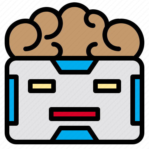 Brain, business, employment, mind, robot, suit, using icon - Download on Iconfinder