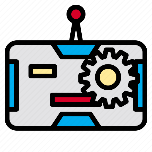 Business, employment, equipment, robot, setting, suit, using icon - Download on Iconfinder