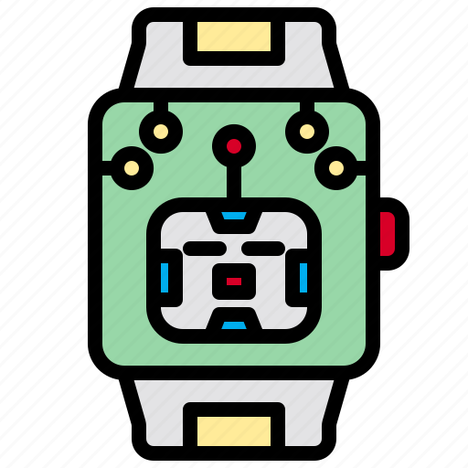 Clock, employment, robot, smart, suit, time, watch icon - Download on Iconfinder