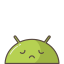 android, emoji, mobile, mood, robot, sad 