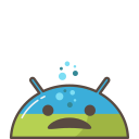 android, emoji, ill, mobile, mood, sick, trouble