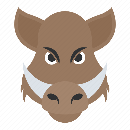 African pig, animal, boar, common warthog, jungle, wildlife icon - Download on Iconfinder
