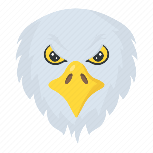 Angry bird, eagle face, falcon, hawk, wildlife icon - Download on Iconfinder