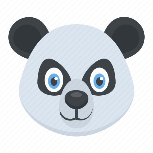 Animal, panda face, polar bear, wildlife, zoo icon - Download on Iconfinder