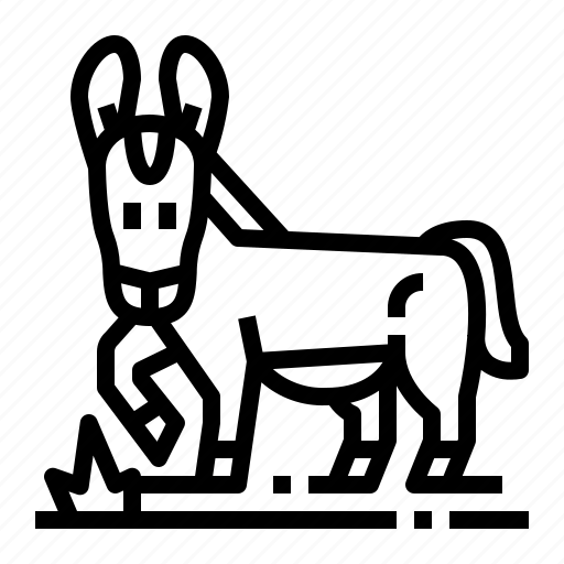 Donkey, wildlife, zoo, animal icon - Download on Iconfinder