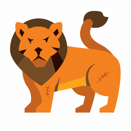 Lion, wildlife, zoo, animal icon - Download on Iconfinder