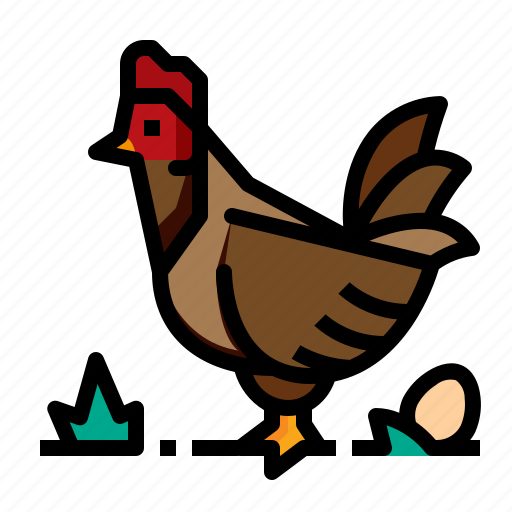 Chicken, cock, hen, animal icon - Download on Iconfinder