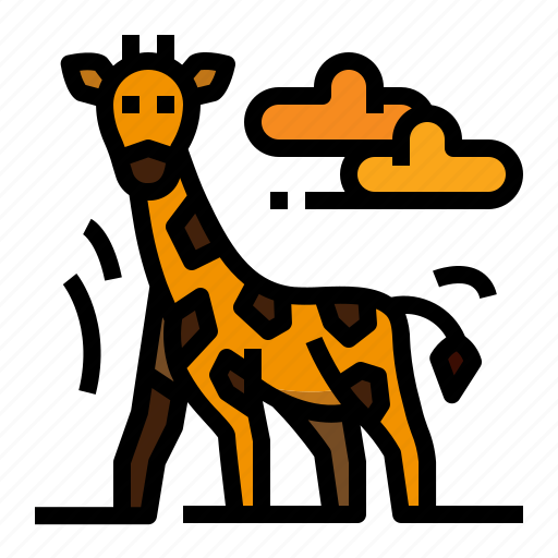 Giraffe, wildlife, zoo, animal icon - Download on Iconfinder