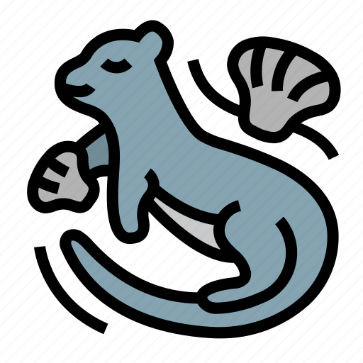 Otter, wildlife, mammal, animal icon - Download on Iconfinder