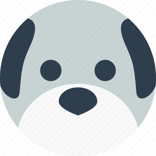 Animal, avatar, cartoon, dog, face, pet, smile icon - Download on Iconfinder