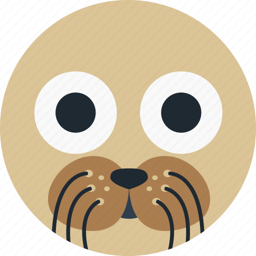 Animal, avatar, cartoon, face, sea, water seal icon - Download on Iconfinder