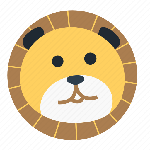 Animal, avatar, cartoon, face, forest, lion, the zoo icon - Download on Iconfinder
