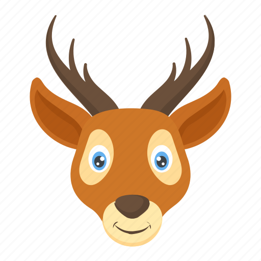 Christmas deer, reindeer, wild animal, wildlife, xmas icon - Download on Iconfinder
