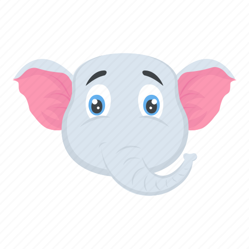 Elephant, mammal, pachyderm, wild animal, zoo icon - Download on Iconfinder