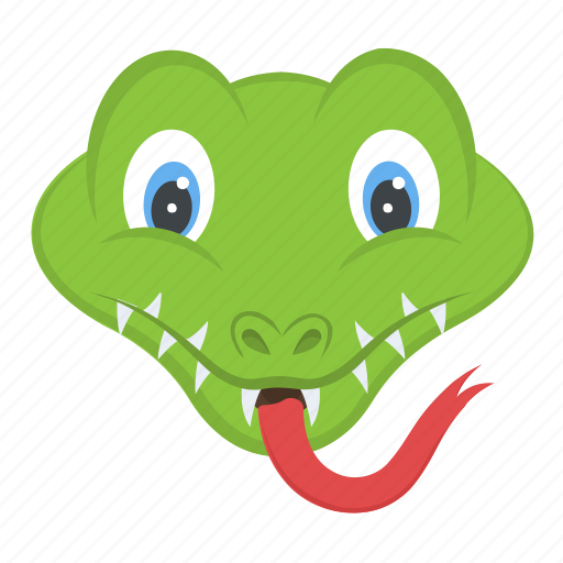 Dangerous animal, reptile, serpent head, snake face, viper icon - Download on Iconfinder