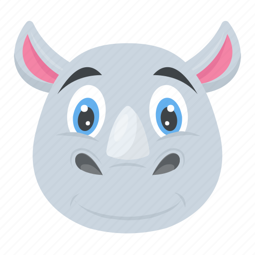 Animal, jungle, rhino, rhinoceros, wildlife, zoo icon - Download on Iconfinder