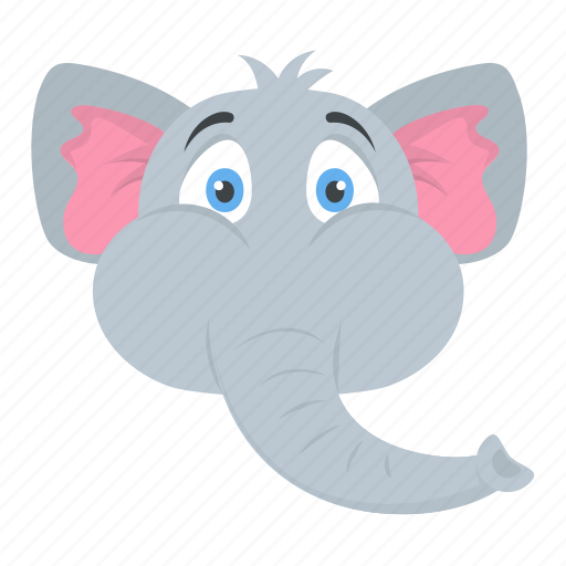 Elephant, mammal, pachyderm, wild animal, zoo icon - Download on Iconfinder