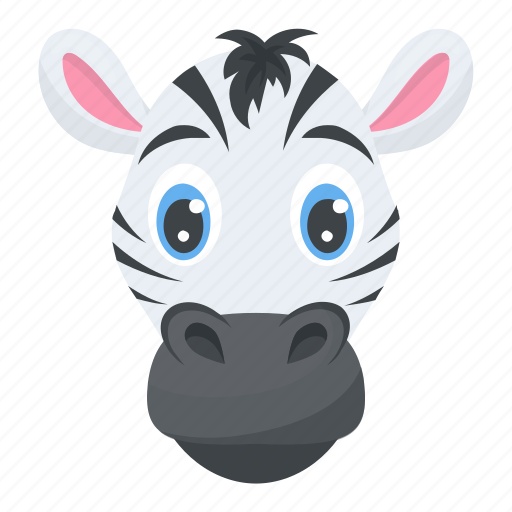Mammals, safari animal, wildlife, zebra face, zoo animal icon - Download on Iconfinder