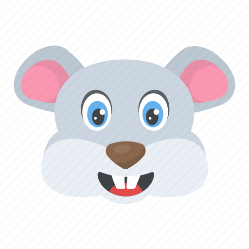 Animal, mice, smiling mouse, wild rat, wildlife icon - Download on Iconfinder