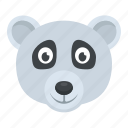 cartoon character, panda bear, panda face, wildlife, zoo animal