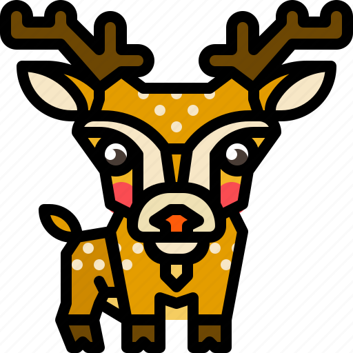 Animal, deer, mammal, reindeer, wildlife icon - Download on Iconfinder
