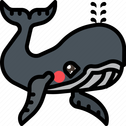 Animal, fish, mammal, ocean, sea, whale icon - Download on Iconfinder