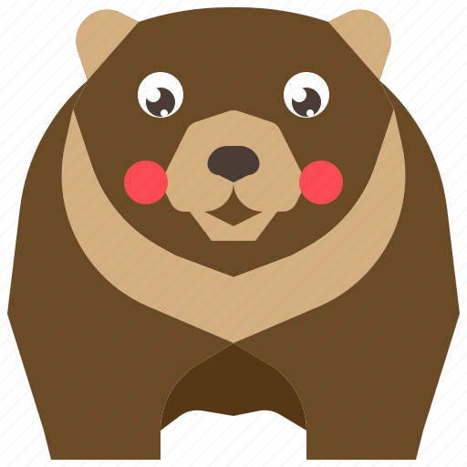 Animal, bear, grizzly, mammal, wild, wildlife icon - Download on Iconfinder