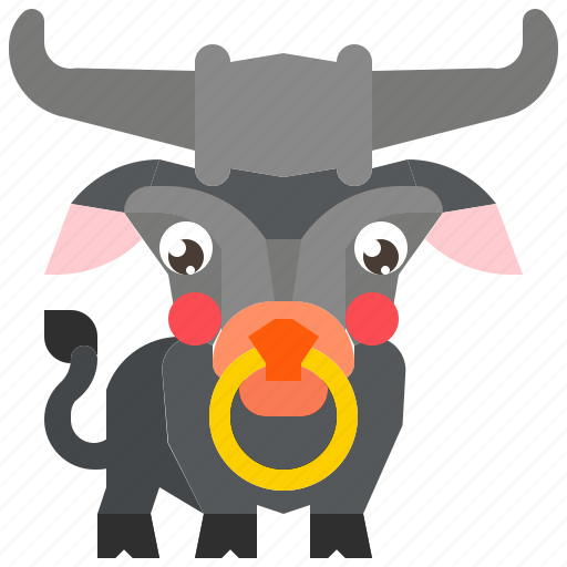 Animal, buffalo, bull, mammal, wild icon - Download on Iconfinder