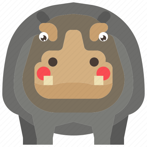 Animal, hippo, hippopotamus, mammal, safari, wildlife icon - Download on Iconfinder