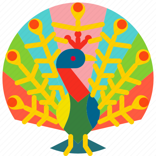 Animal, bird, colorful, feather, peacock icon - Download on Iconfinder