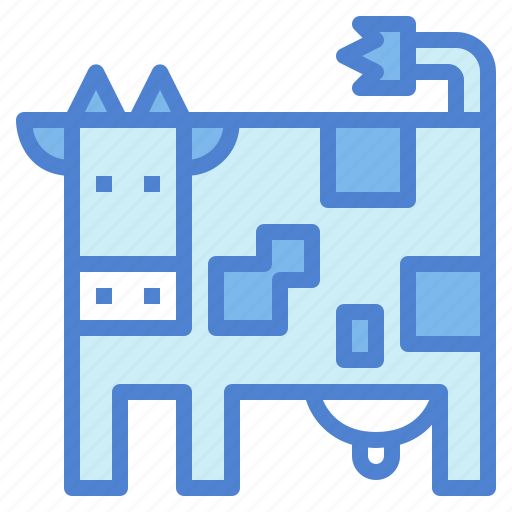 Animal, cow, milk, zoo icon - Download on Iconfinder