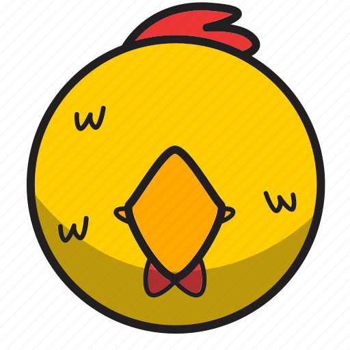 Animal, chicken, cute, sphere, yellow icon - Download on Iconfinder