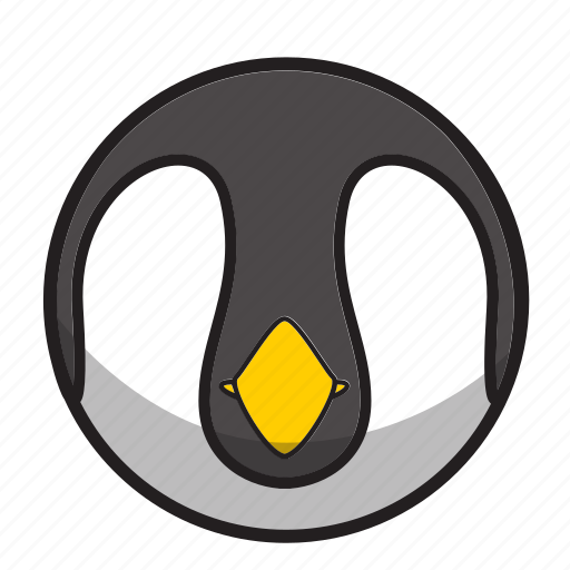 Animal, cute, gray, ice, penguin, sphere icon - Download on Iconfinder
