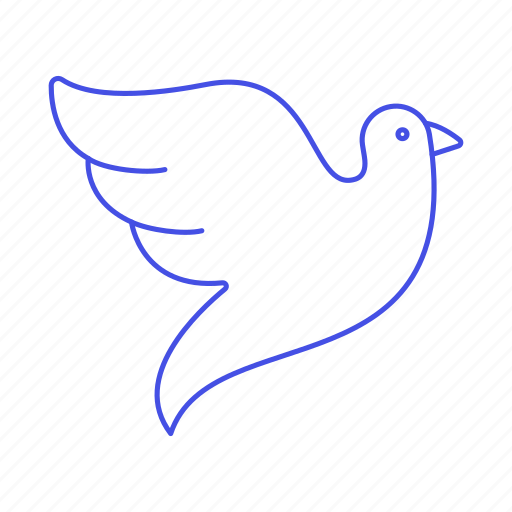 Animal, birds, dove, fauna, flying, pigeon, vertebrate icon - Download on Iconfinder