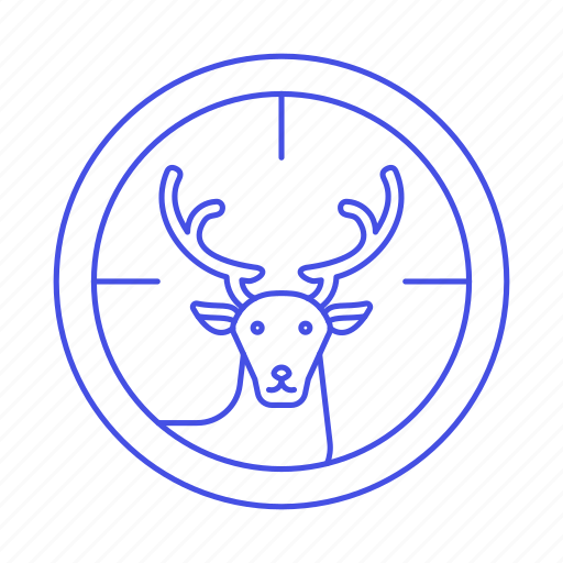 Aim, animal, deer, fauna, herbivore, hunting, mamals icon - Download on Iconfinder