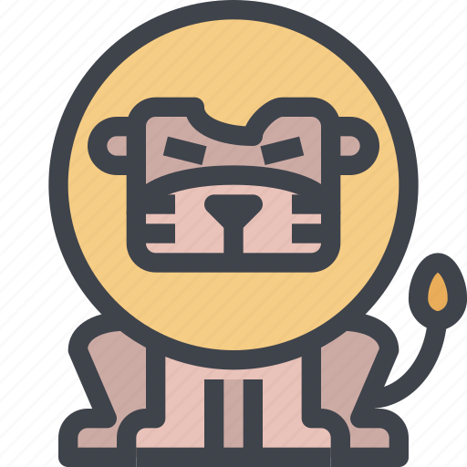 Animal, avatar, character, lion, wild icon - Download on Iconfinder