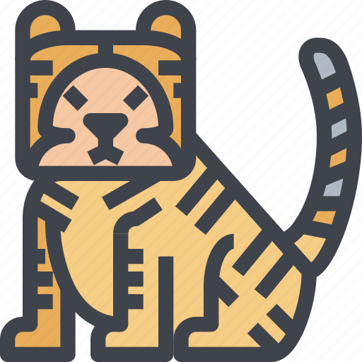 Animal, avatar, character, tiger, wild icon - Download on Iconfinder