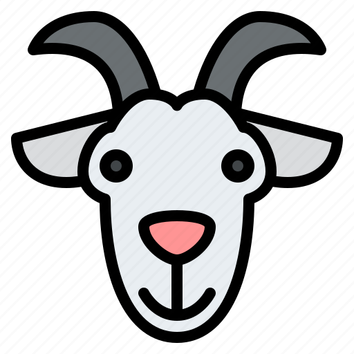 Goat, animal, face, avatar, nature, farm icon - Download on Iconfinder